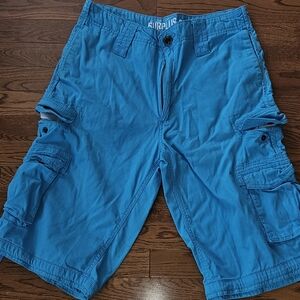 Rare To Find Exotic Blue Color. Size 32. Mens Shorts
